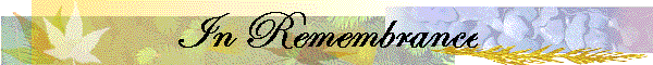 In Remembrance