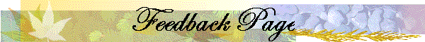 Feedback Page